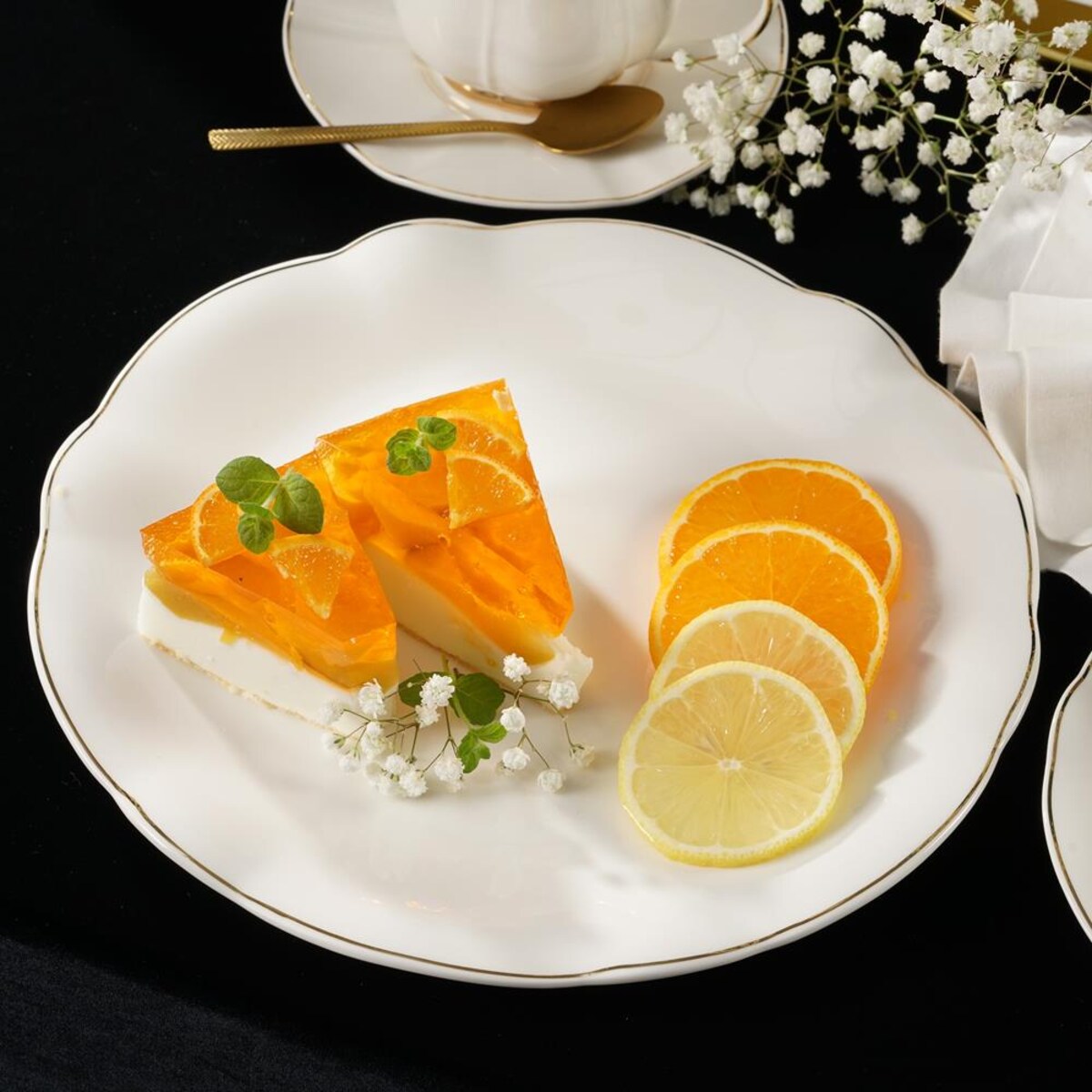 VILLA ITALIA Talerz porcelanowy 26,5 cm SANDRINE