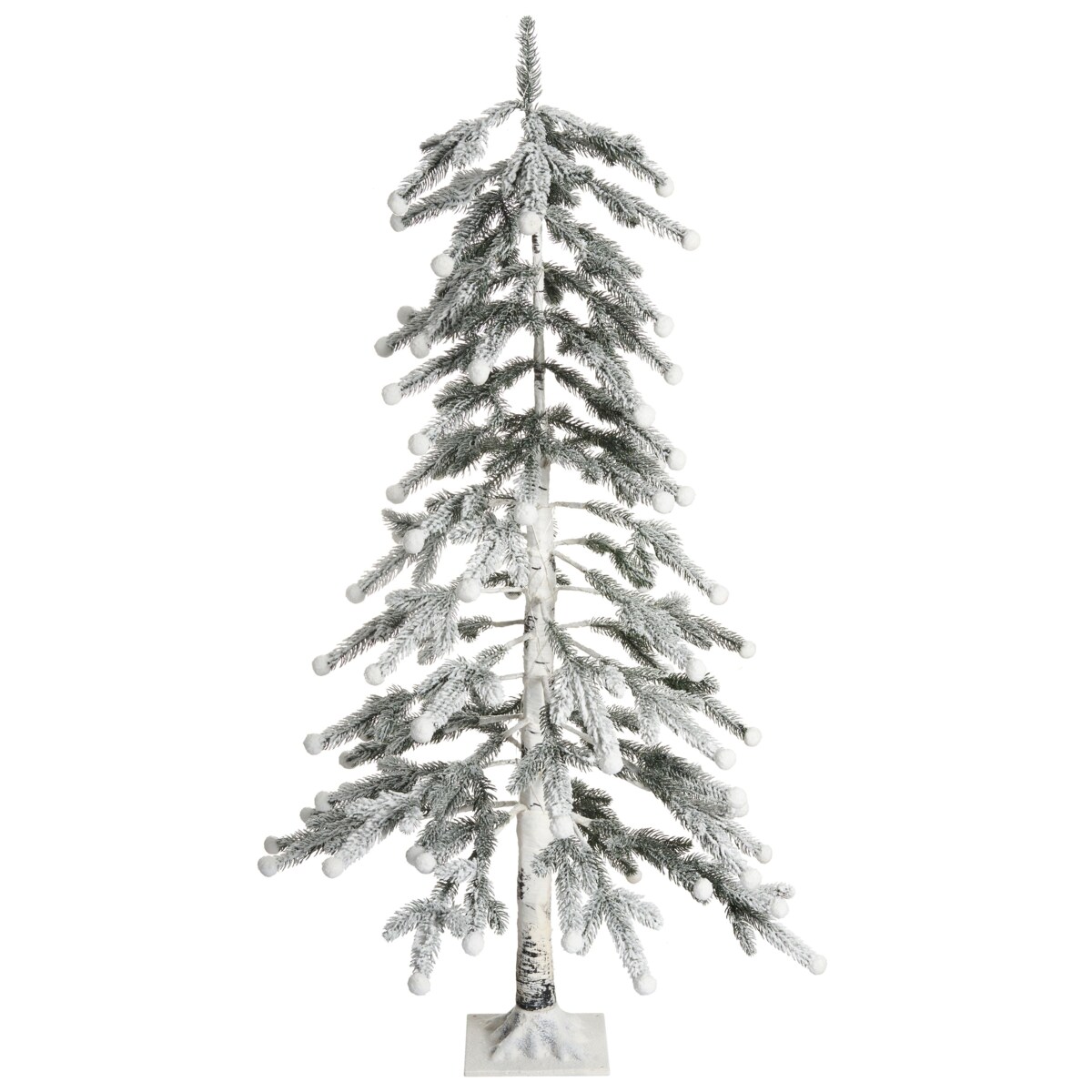 Dekoracja ogrodowa LED HASSLAN Choinka 166 cm Biały