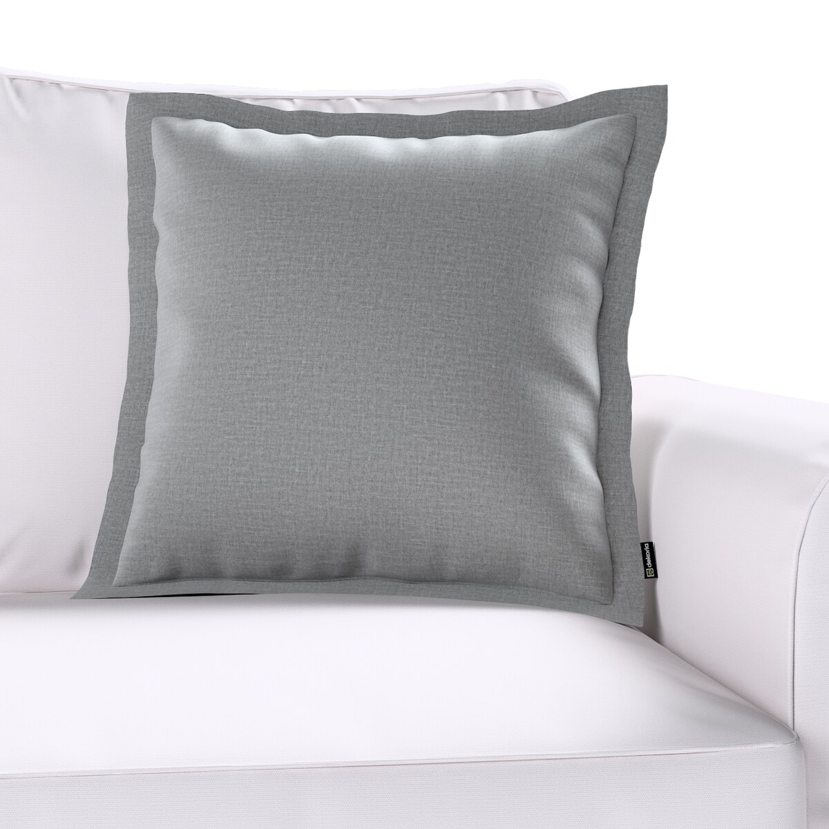 Poszewka Mona na poduszkę 45x45 ciemno szary welwet