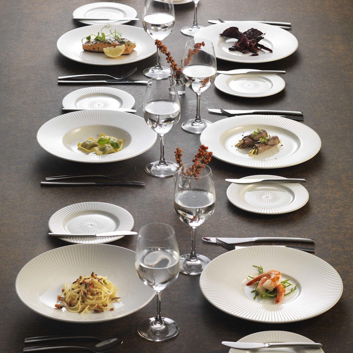 Talerz Gourmet z małym rantem Willow 285 mm