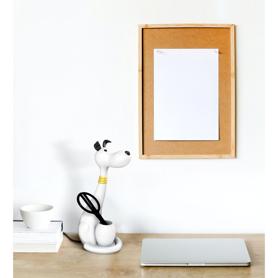 Lampka biurkowa K-BL1607 BIAŁY z serii PIESEK