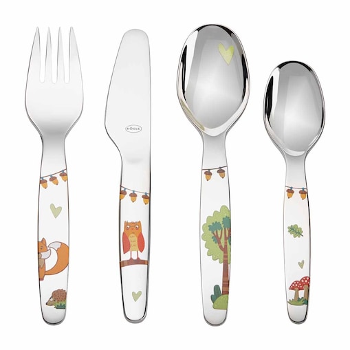 ROESLE - Zestaw 4cz. sztućców dla dzieci Waldfreu