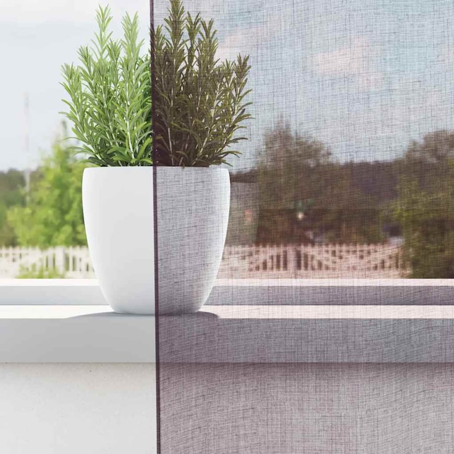 vidaXL Zasłony woalowe z przelotkami 2 szt. Fioletowe 140x260 cm