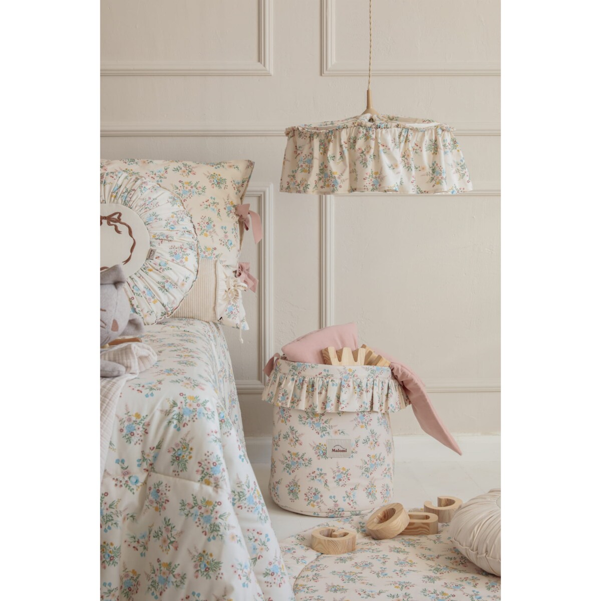 Abażur bawełniany Blooming Meadow