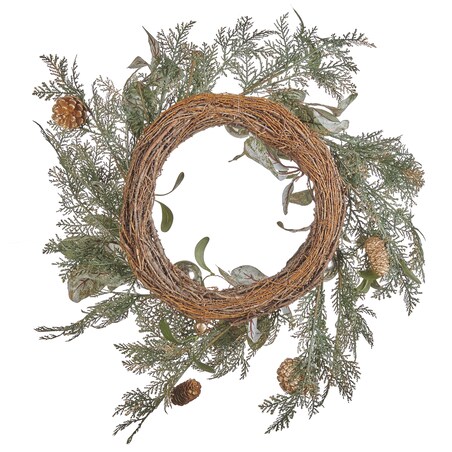 Wieniec świąteczny HOVILA Złoty 45 cm