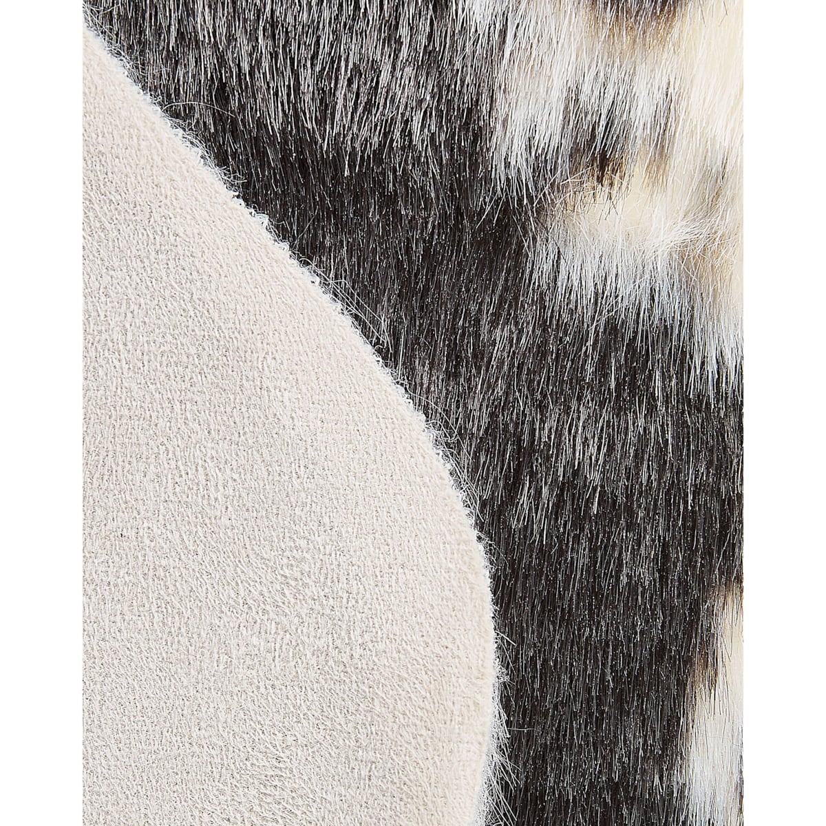 Dywan ekoskóra czarny 60 x 90 cm NAMBUNG