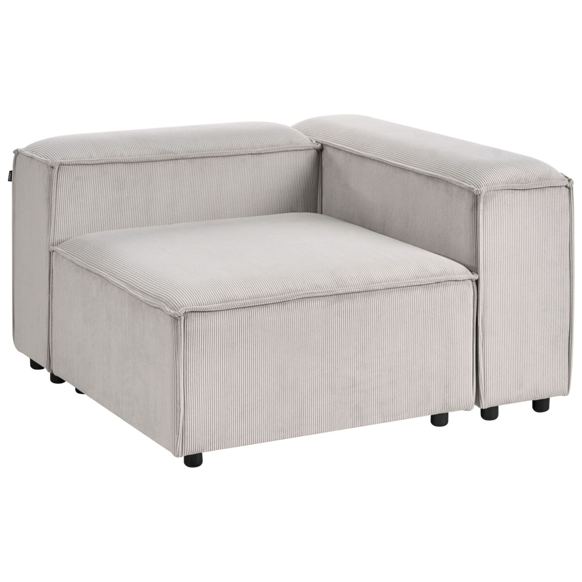 Moduł narożny ARDAL Sztruks Beżowoszary Lewostronny