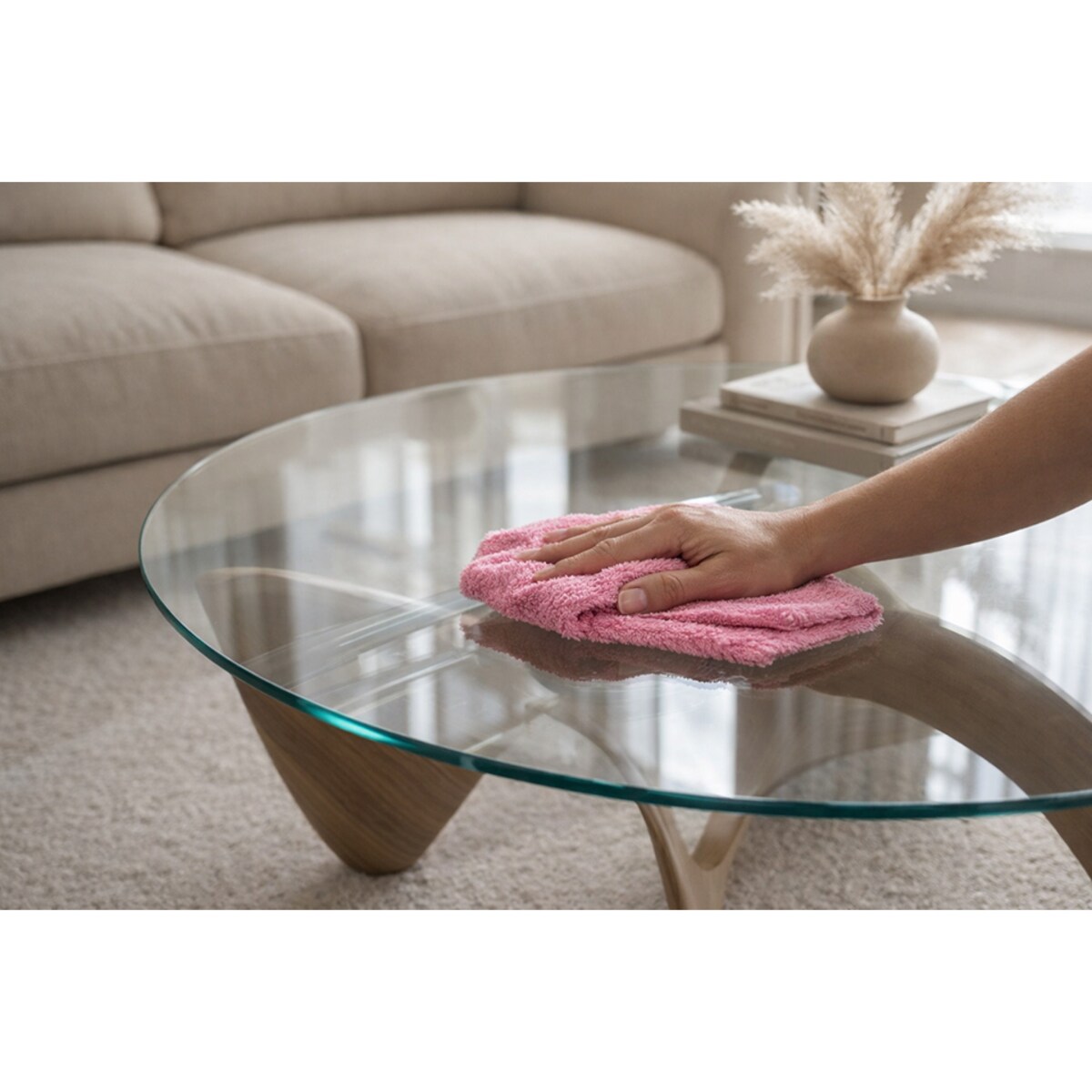 Ścierki z mikrofibry na rolce SHP CLINT 20x20 cm różowe