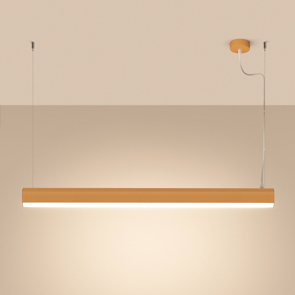 Lampa wisząca FARGE złota LED 3000K