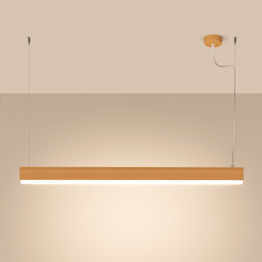 Lampa wisząca FARGE złota LED 3000K