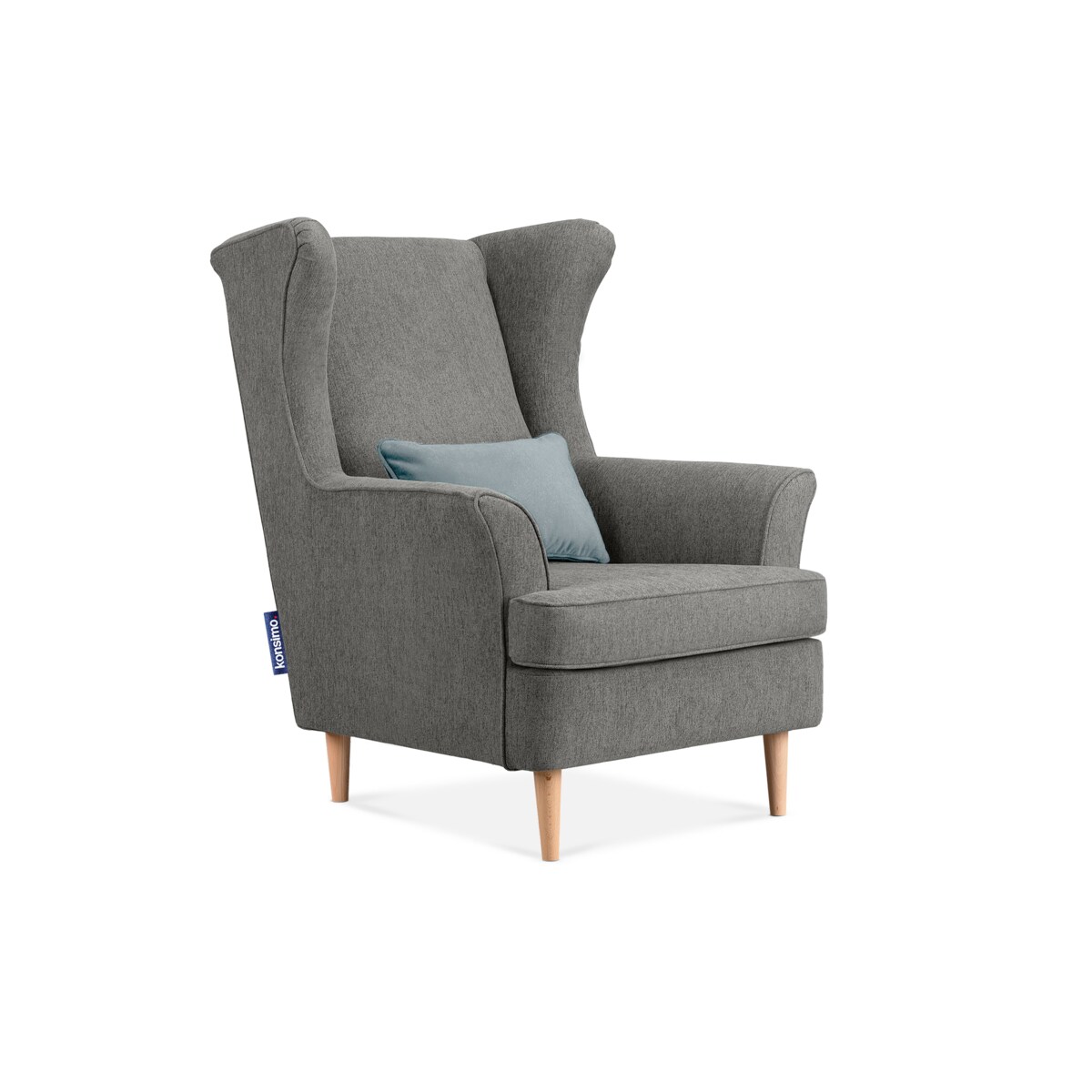 KONSIMO STRALIS Fotel, kolor szary