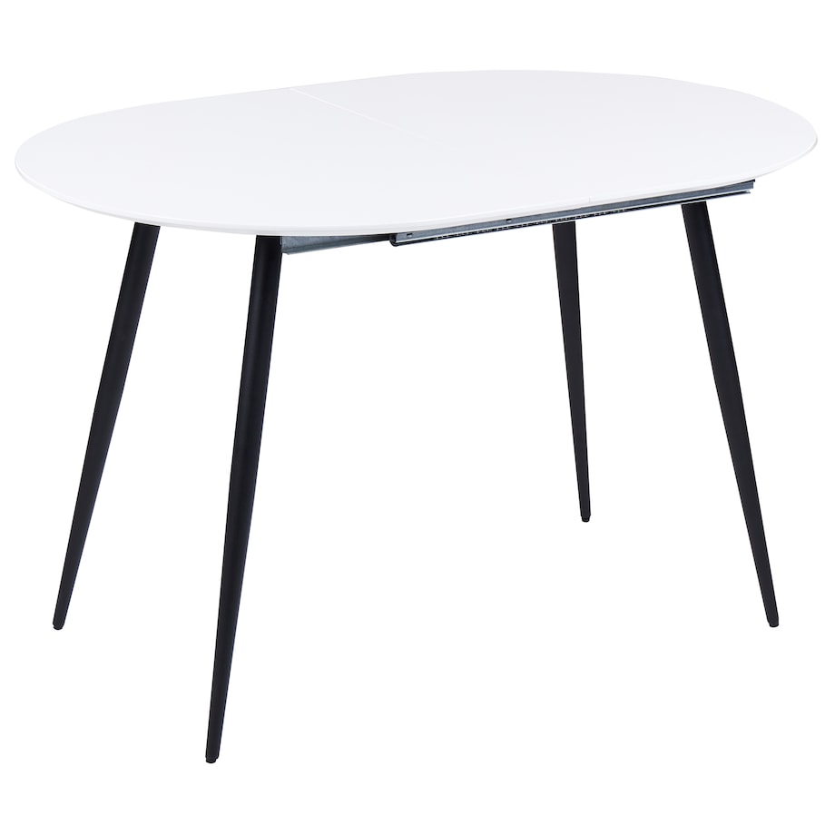 Stół do jadalni rozkładany STAVERTON Biały 120/160 cm 80 cm