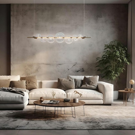 MOOSEE lampa wisząca ECHO 140 złota