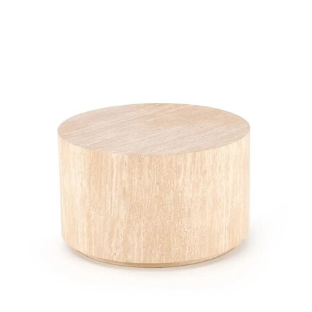 Stolik kawowy TRAVERTINO okrągły 60x60 trawertyn