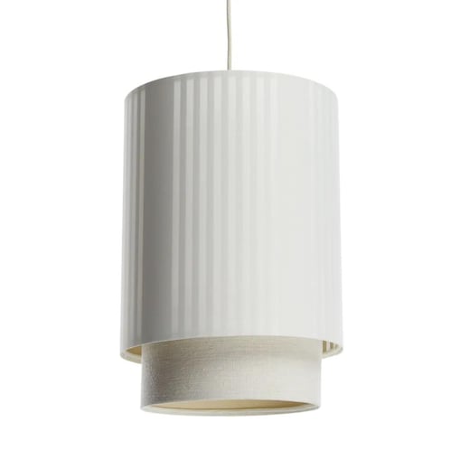 Lampa wisząca DUO LAMI LINE 25 biała/kremowa