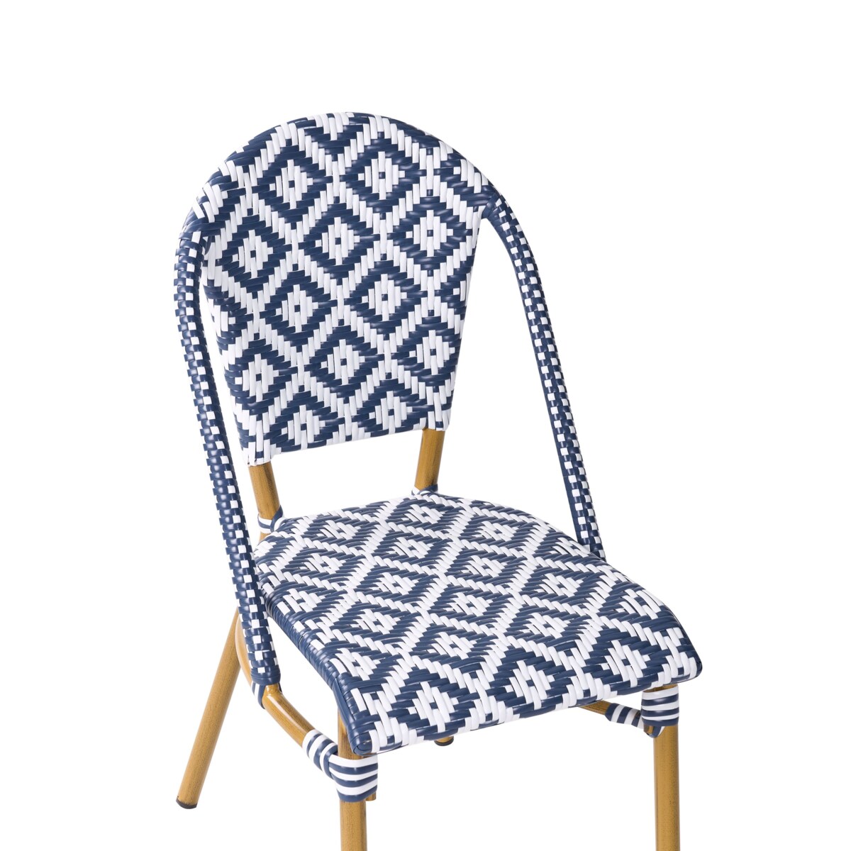 Zestaw ogrodowy dla 4 osób RIFREDDO Technorattan Niebieski