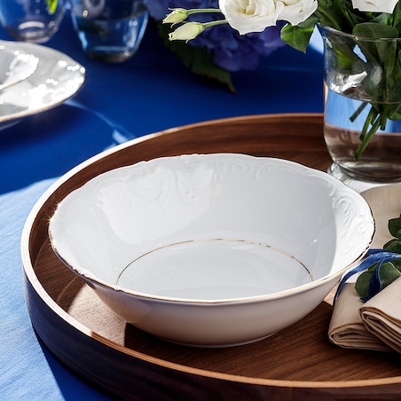 Salaterka okrągła 23 cm Fryderyka Złota Linia 3616