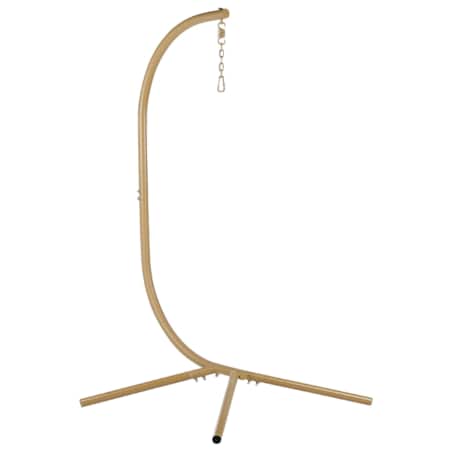 Fotel wiszący ze stojakiem beżowe ADRIA