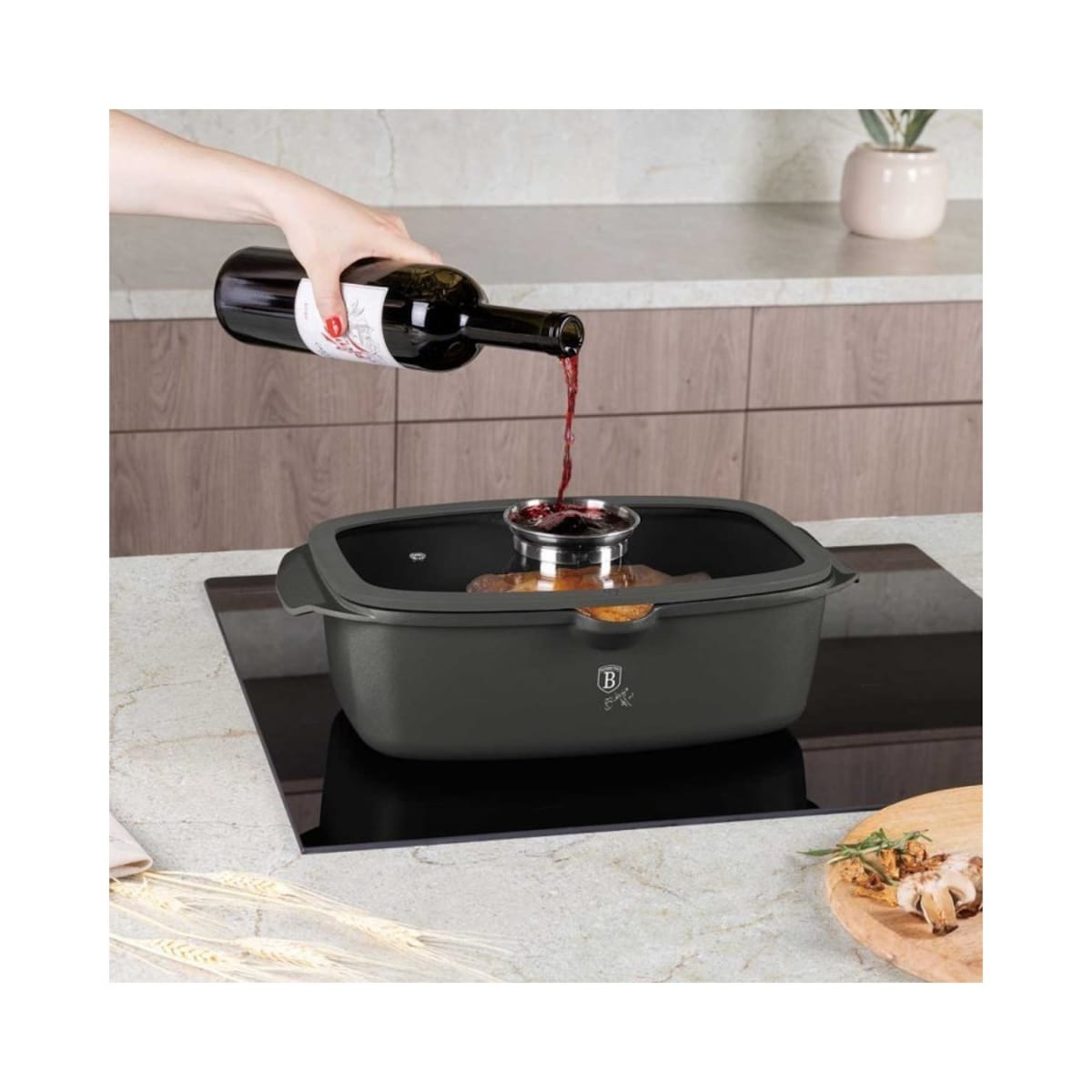 Berlinger Haus brytfanna z aromatyzerem BH8771
