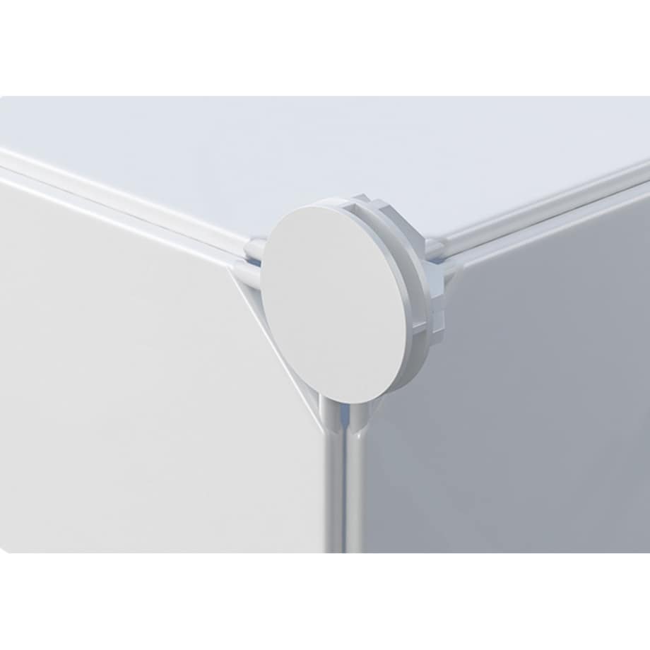 Szafa modułowa geometric biała garderoba regał półki