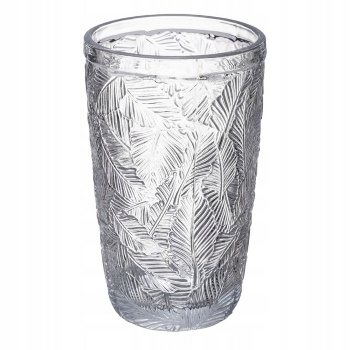 SZKLANKA WYSOKA do wody soki napoje drinki letnie 6x 390 ml szkło wzorek