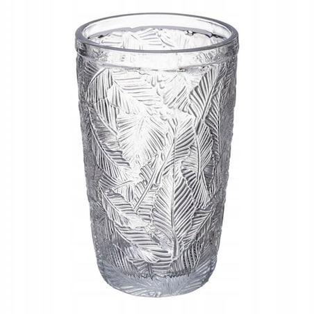 SZKLANKA WYSOKA do wody soki napoje drinki letnie 6x 390 ml szkło wzorek