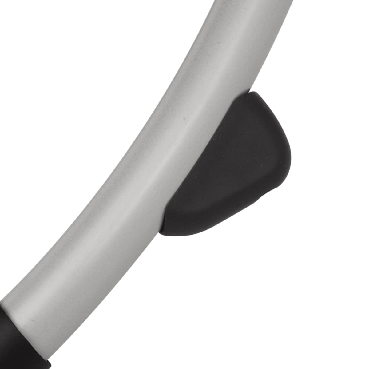 vidaXL Leżak z geometryczną ramą stalowy, kremowy