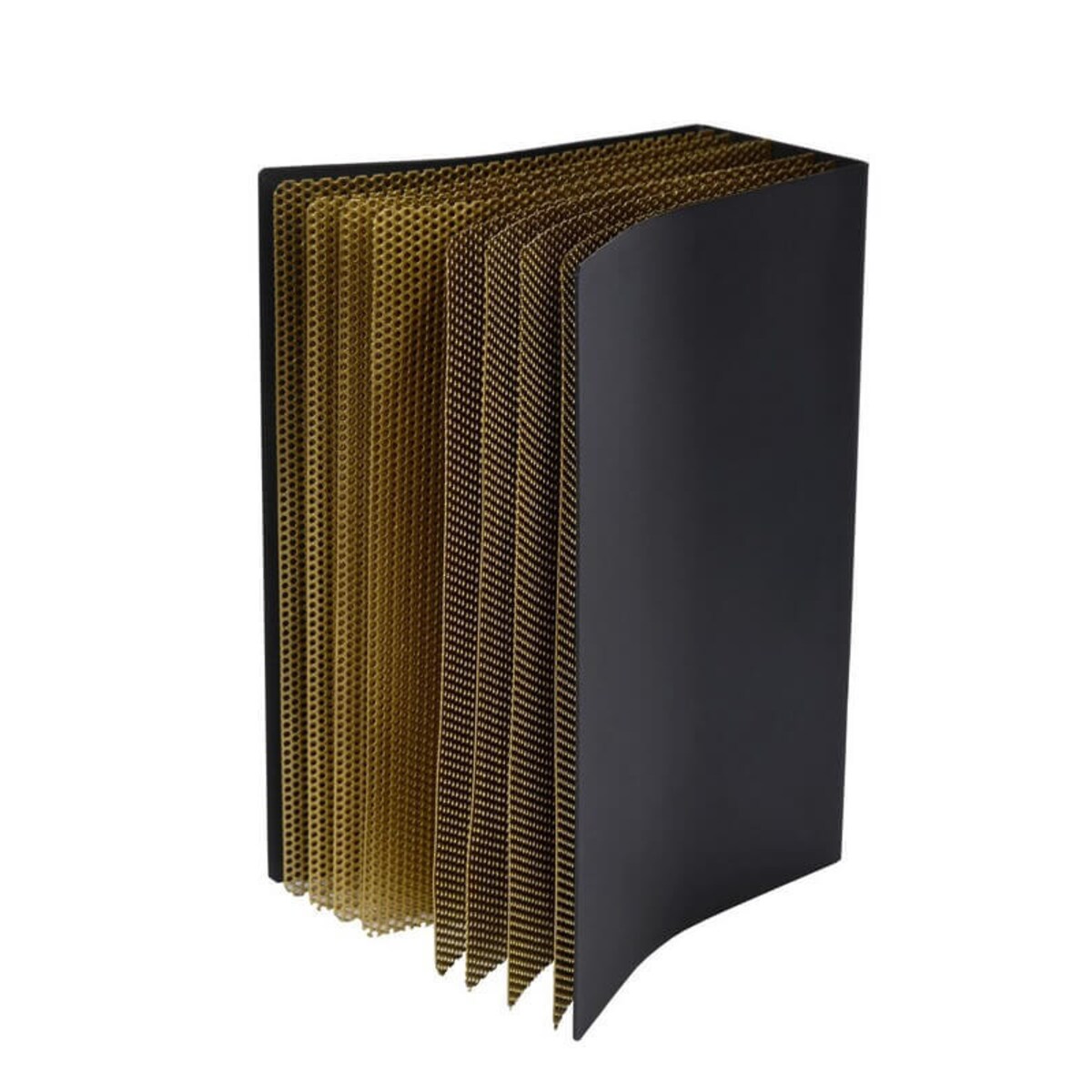 Dekoracyjna LAMPA stojąca EXTRAVAGANZA LIVRET 78596/01/30 Lucide metalowa LAMPKA biurkowa książka czarna złota