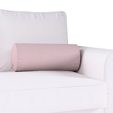 Poduszka wałek z zakładkami, pastelowy róż, Ø20 x 50 cm, Amsterdam