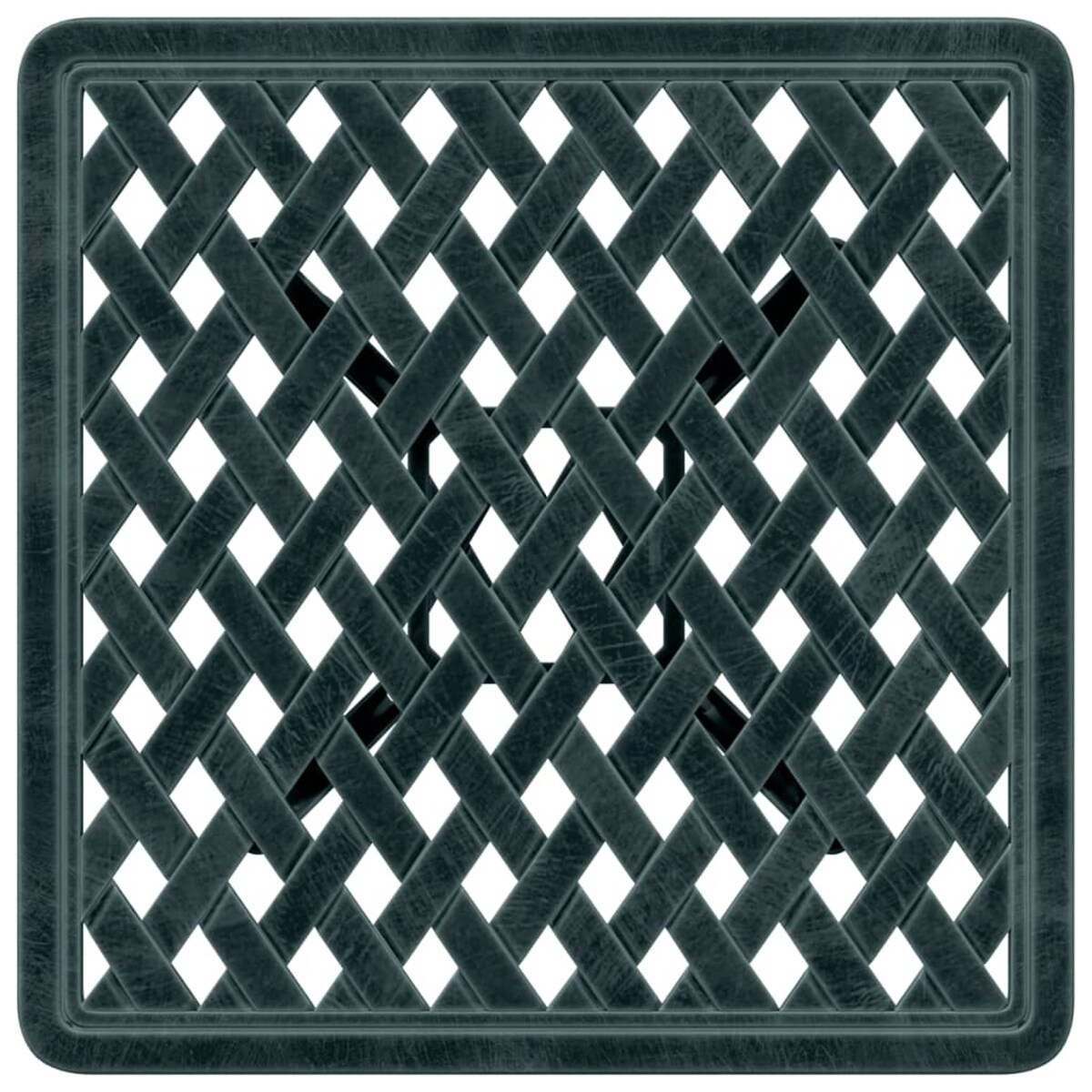 vidaXL Stolik ogrodowy, zielony, 53x53x53 cm, odlewane aluminium