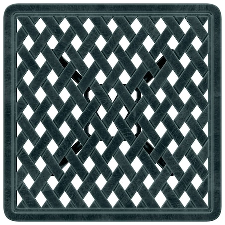vidaXL Stolik ogrodowy, zielony, 53x53x53 cm, odlewane aluminium