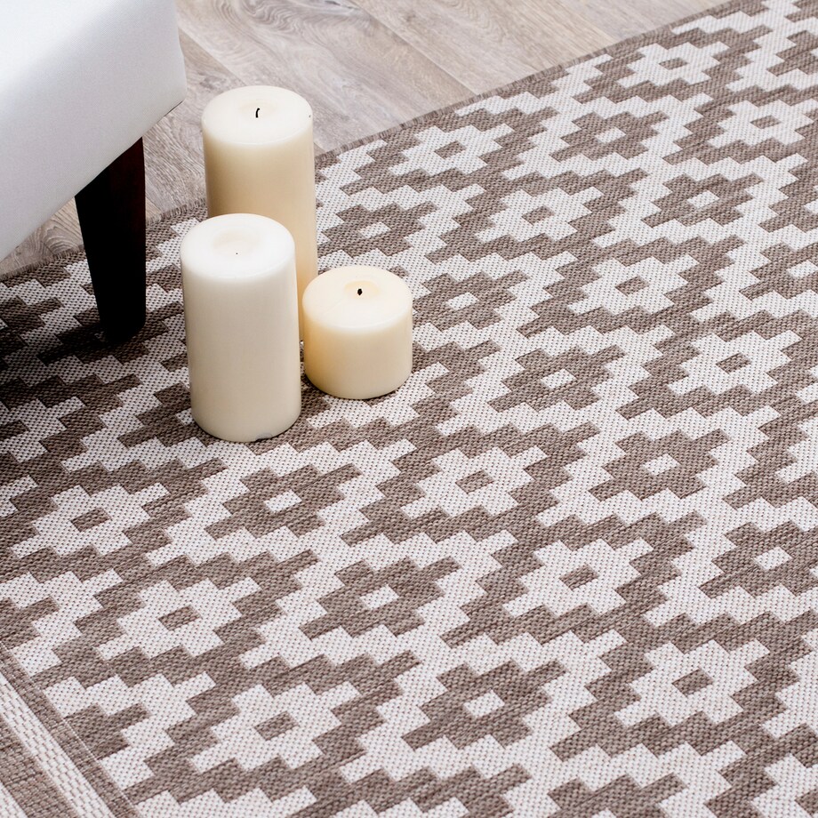 Dywan Modern Rhombs mink/beige 160x230cm, 160 x 230 cm