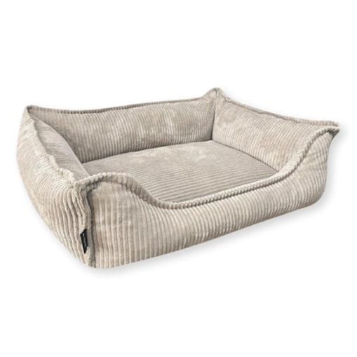 Ortopedyczne sztruksowe legowisko dla psa HUGO, 100x80 cm, Beż