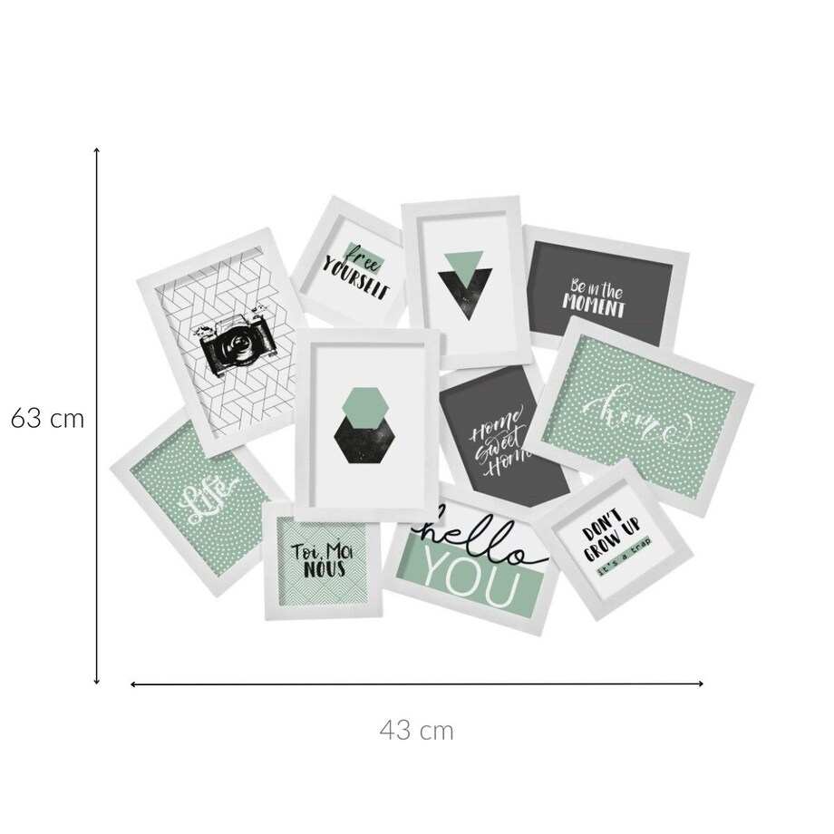 Multirama na zdjęcia, ramka na 11 zdjęć, wisząca