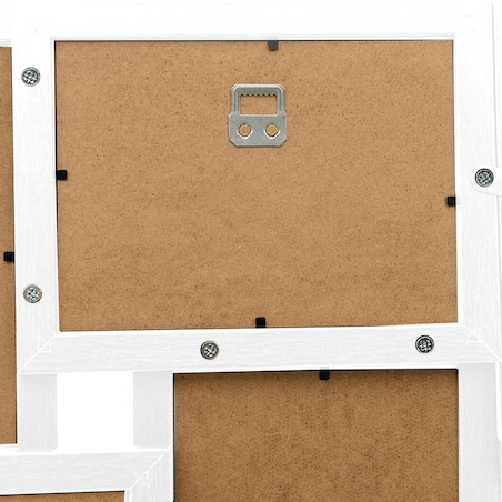 vidaXL Ramka na 24 zdjęcia 10x15 cm, biała, MDF