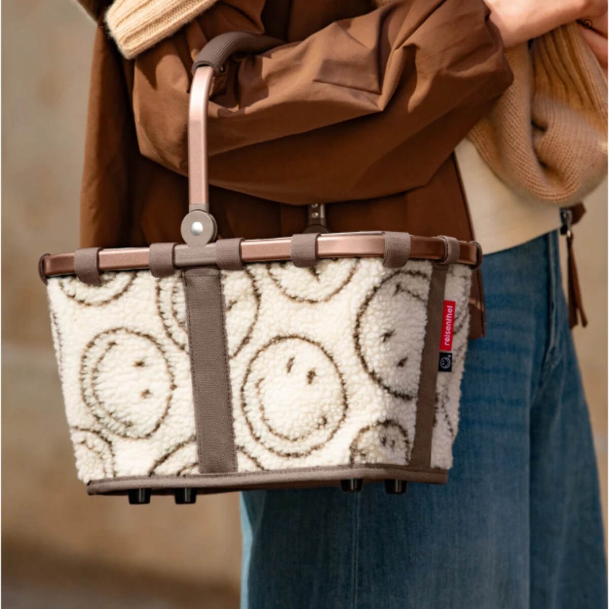 Koszyk CARRYBAG XS, smiley® teddy chocolate