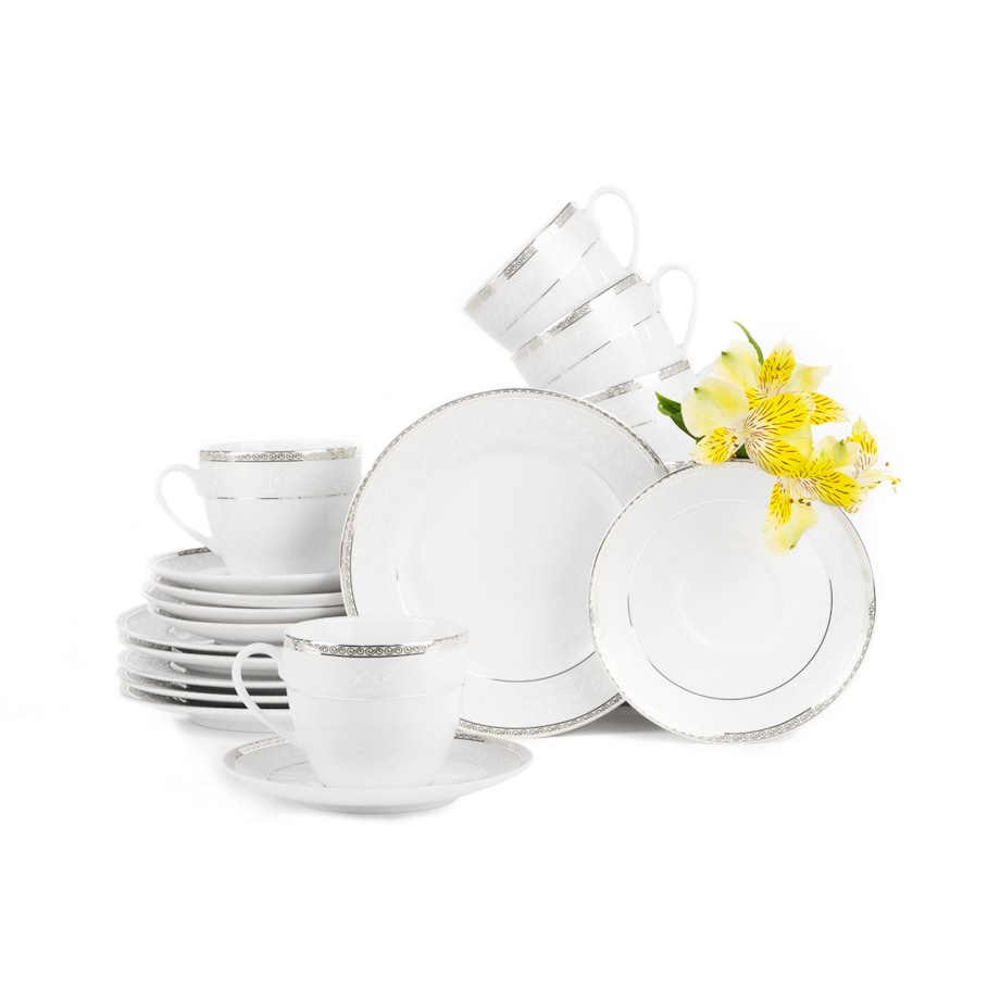 Serwis herbaciany 6os. (12el.) AGAWA PLATIN