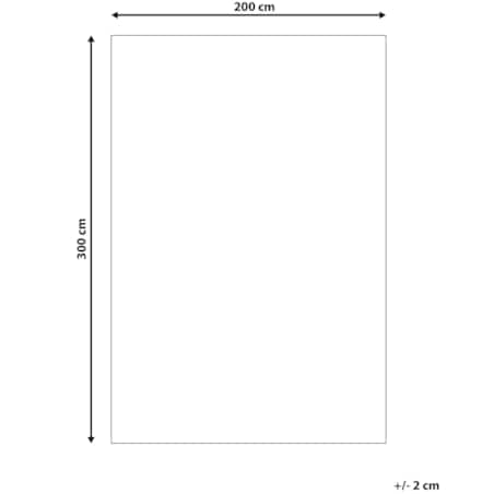 Dywan 200 x 300 cm beżowy z niebieskim DVIN