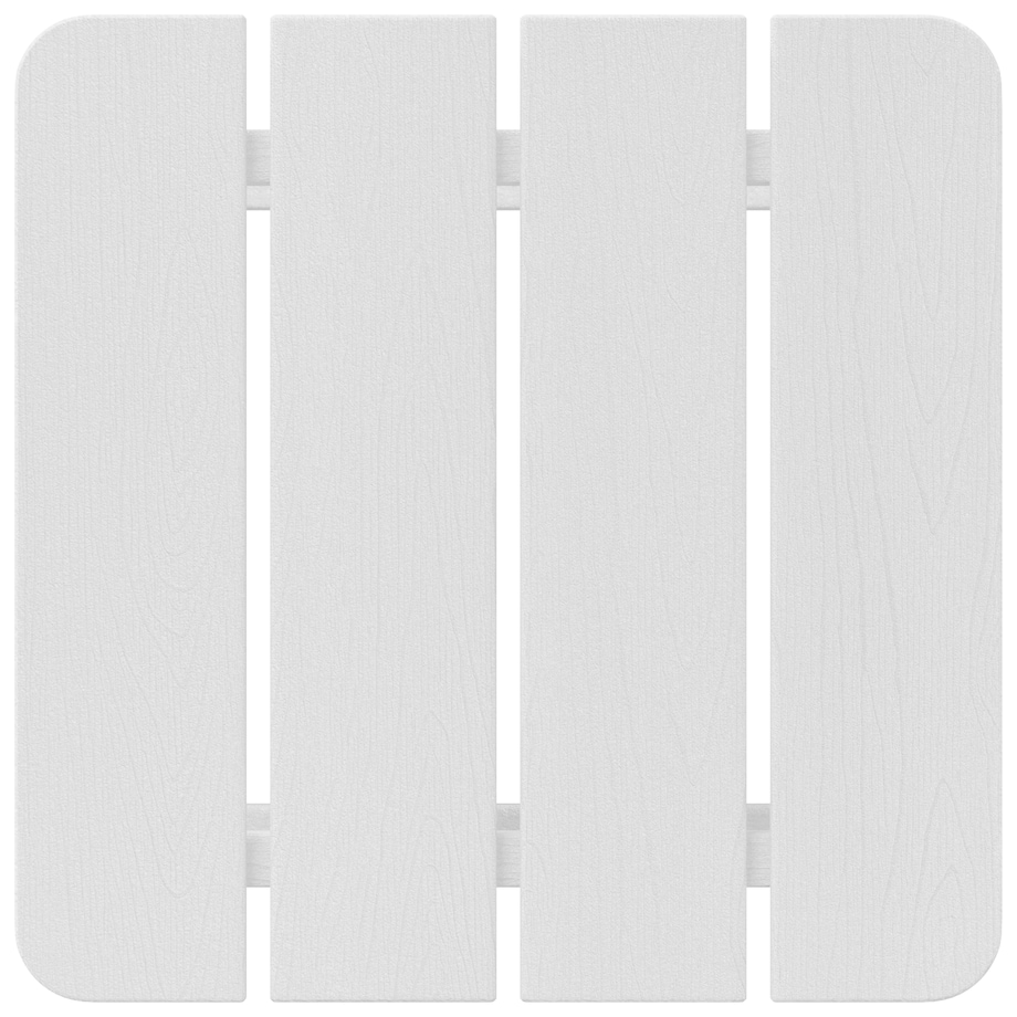 vidaXL Stolik Adirondack Biały 38x38x45 cm HDPE