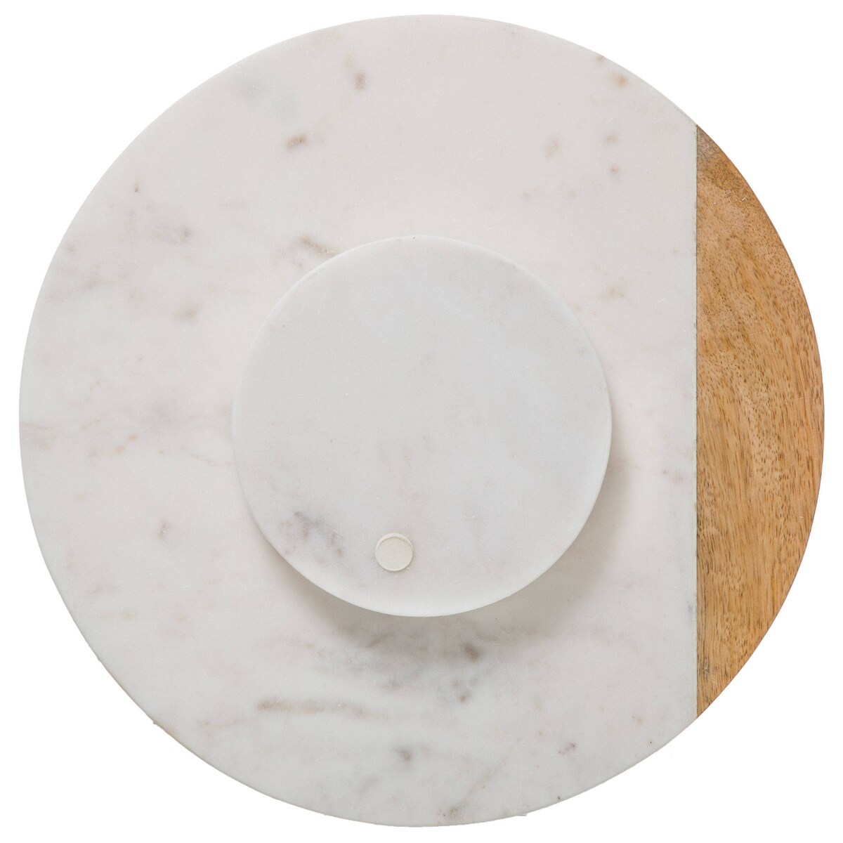 Taca obrotowa GEOM HYGGE, Ø 30 cm, marmur