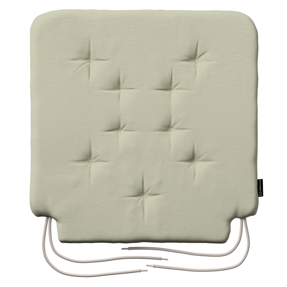 Poduszka na krzesło Olek, jasna oliwka, 42 x 41 x 3,5 cm, Loneta