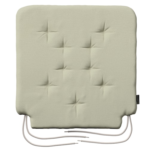 Poduszka na krzesło Olek, jasna oliwka, 42 x 41 x 3,5 cm, Loneta