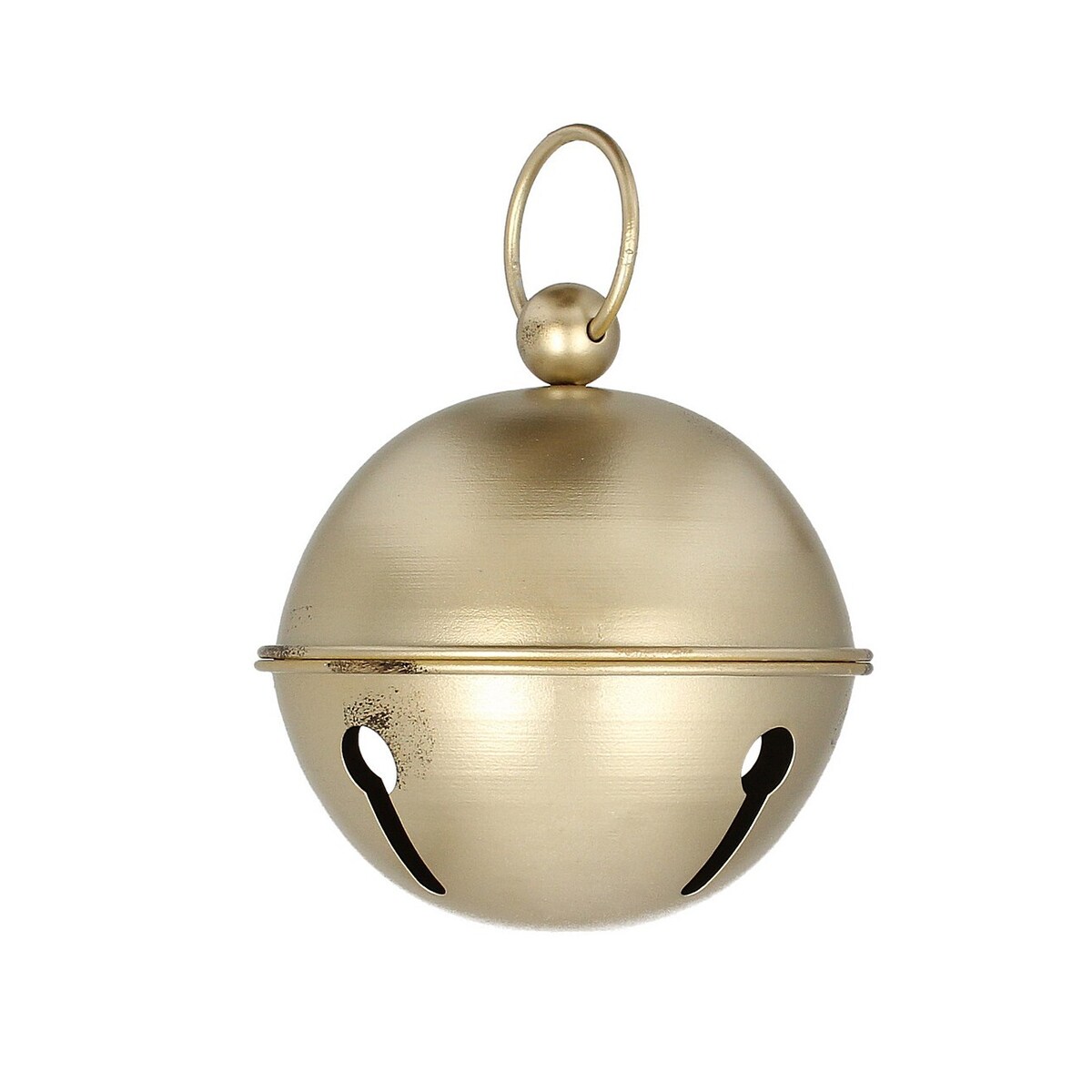 Dekoracja wisząca Golden Bell III 18x21 cm boże narodzenie, święta, świąteczne, żółty-antyczne złoto-złoty, 18x18x21 cm