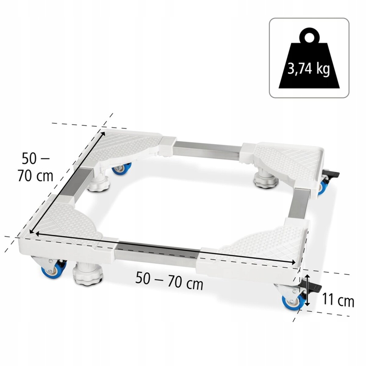 XAVAX Mobilna podstawa pod pralkę, lodówkę ruchoma na kółkach