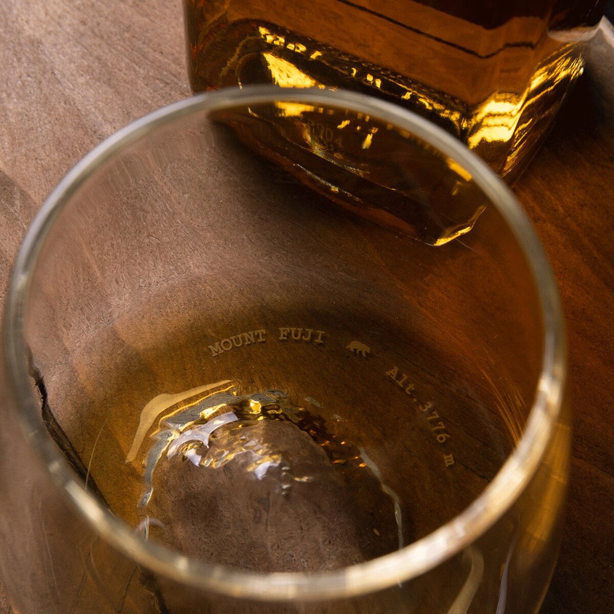 Zestaw 2 szklanek do whisky - Topographic - Fuji & Denali