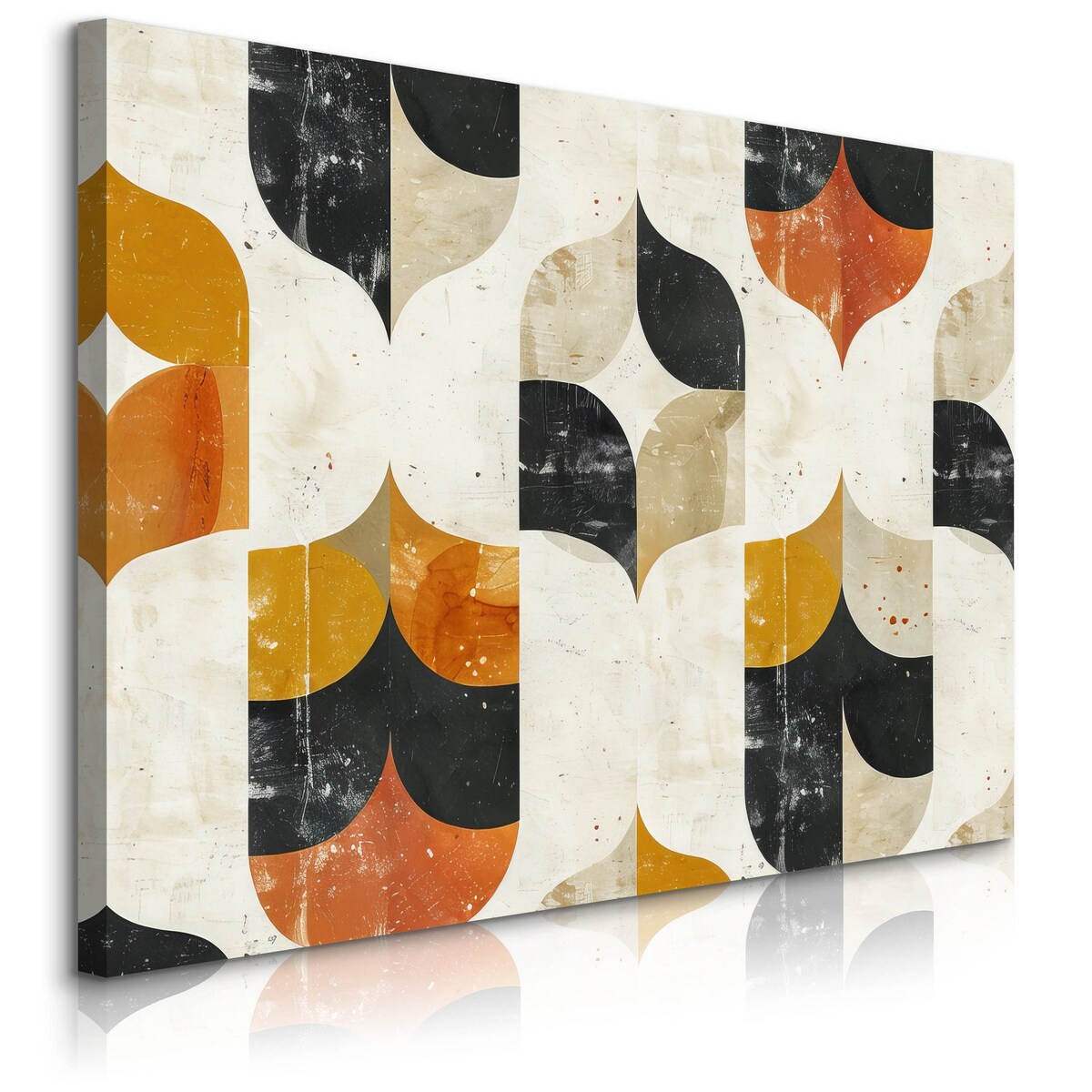 Obraz Na Płótnie Kolorowe Kształty Abstrakcja Ornamenty Styl Boho 120x80cm