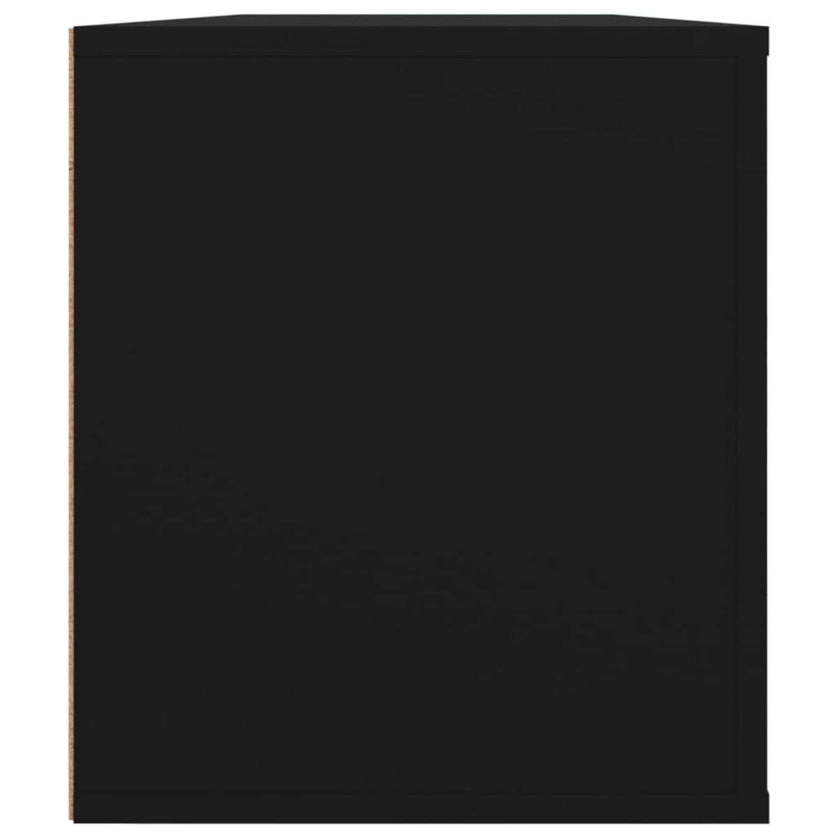 vidaXL Szafka pod TV, czarna, 100x35x40 cm, materiał drewnopochodny