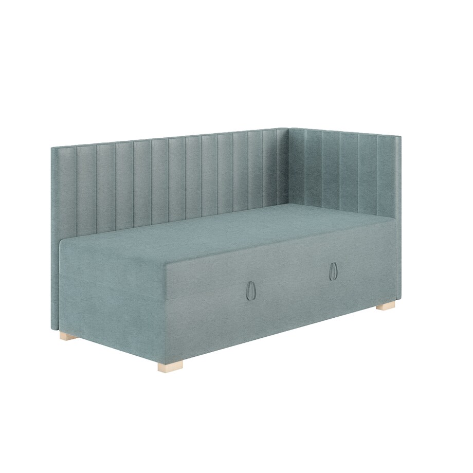 Mesonica Łóżko Snugi, linie błękitne, 90x200, Prawostronne