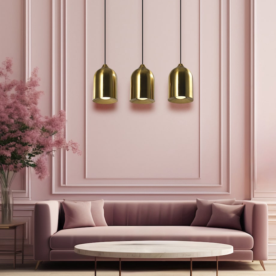 Lampa wisząca Light Prestige Nilo złoty 3 x GU10 1 szt.