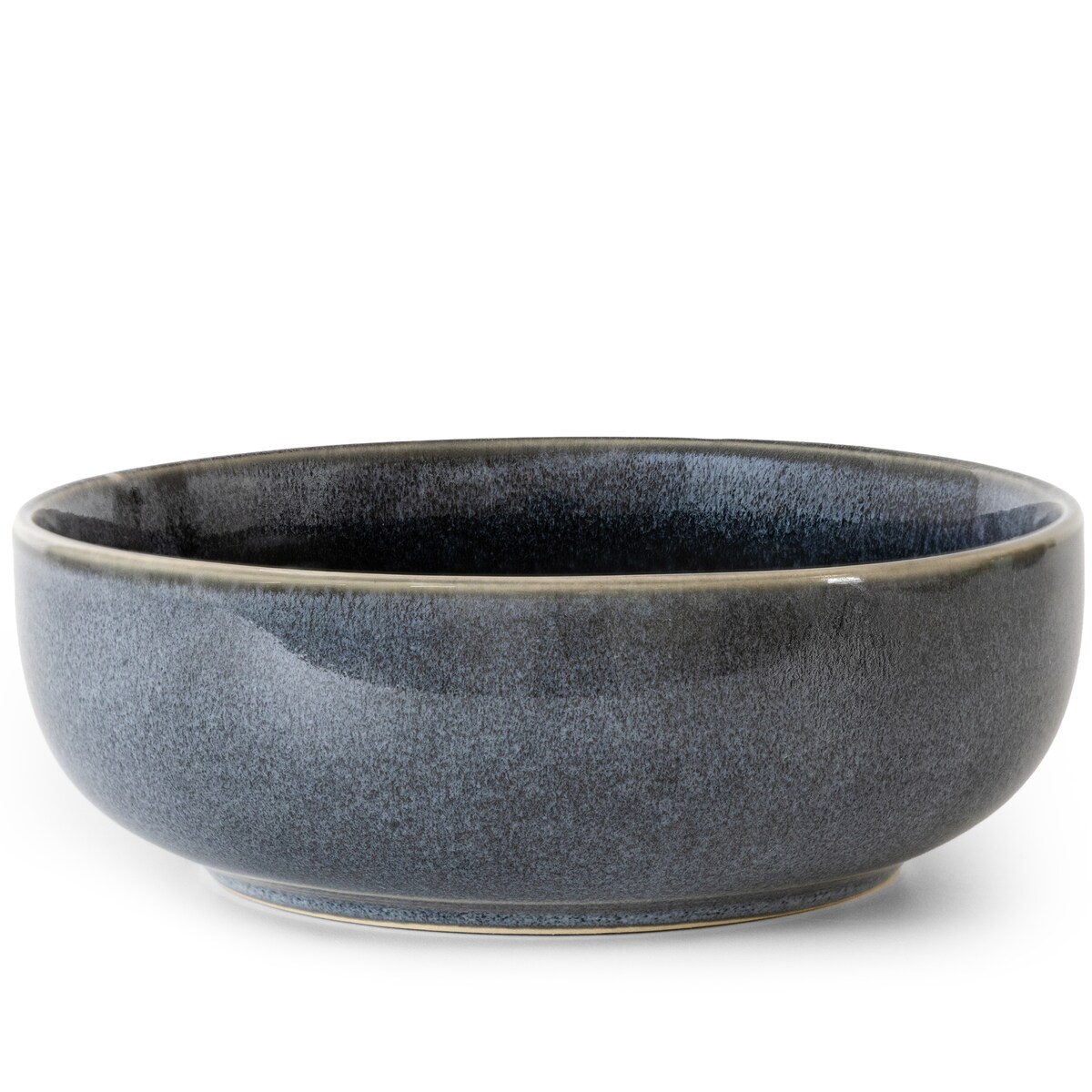 EDA Zestaw śniadaniowy 6 os. (12 el.), niebieski/szary/beżowy